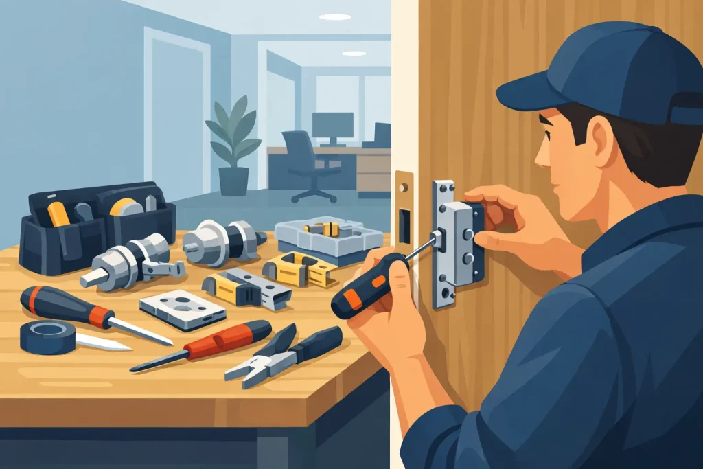 Internal Door Lock Fitting for Homes and Offices